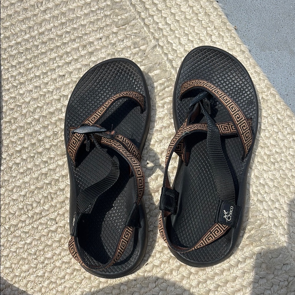 Chaco Black and Brown Sandals